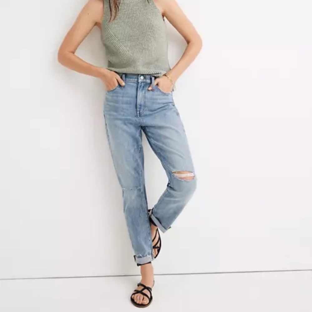 EUC Madewell High Rise Slim Boyjean